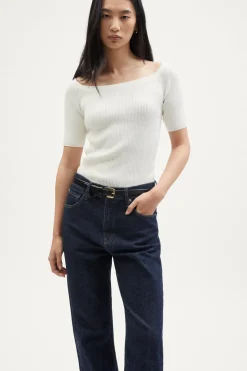 Top sans épaules en Coton biologique