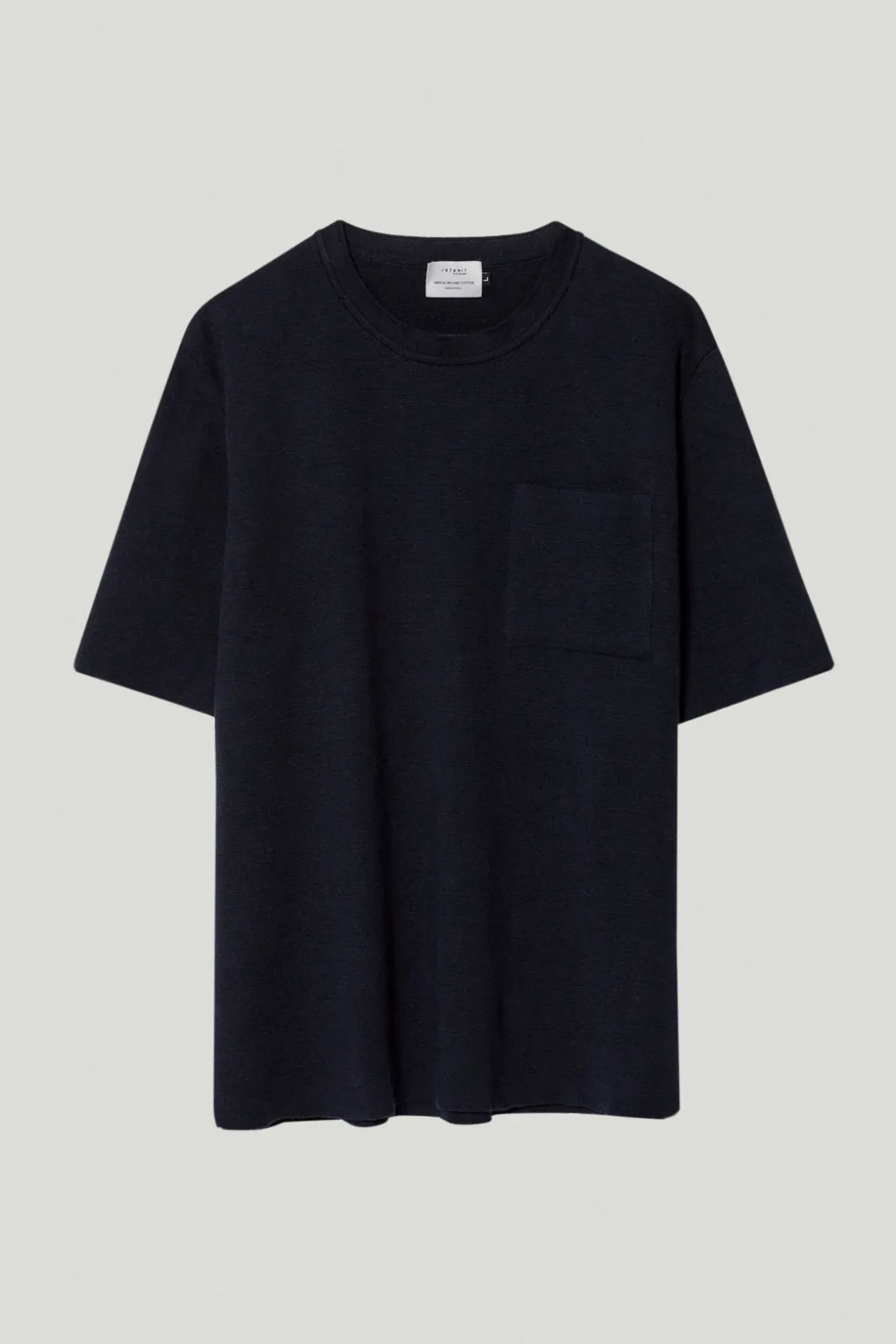 T-shirt à coupe décontractée en Lin et Coton - Version imparfaite