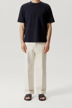 T-shirt à coupe décontractée en Lin et Coton - Version imparfaite