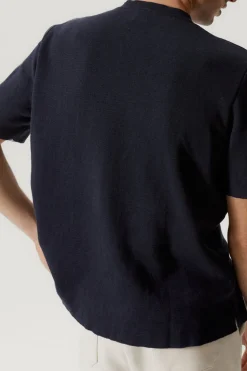 T-shirt à coupe décontractée en Lin et Coton - Version imparfaite