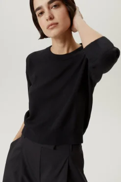 T-shirt carré en Laine Mérinos