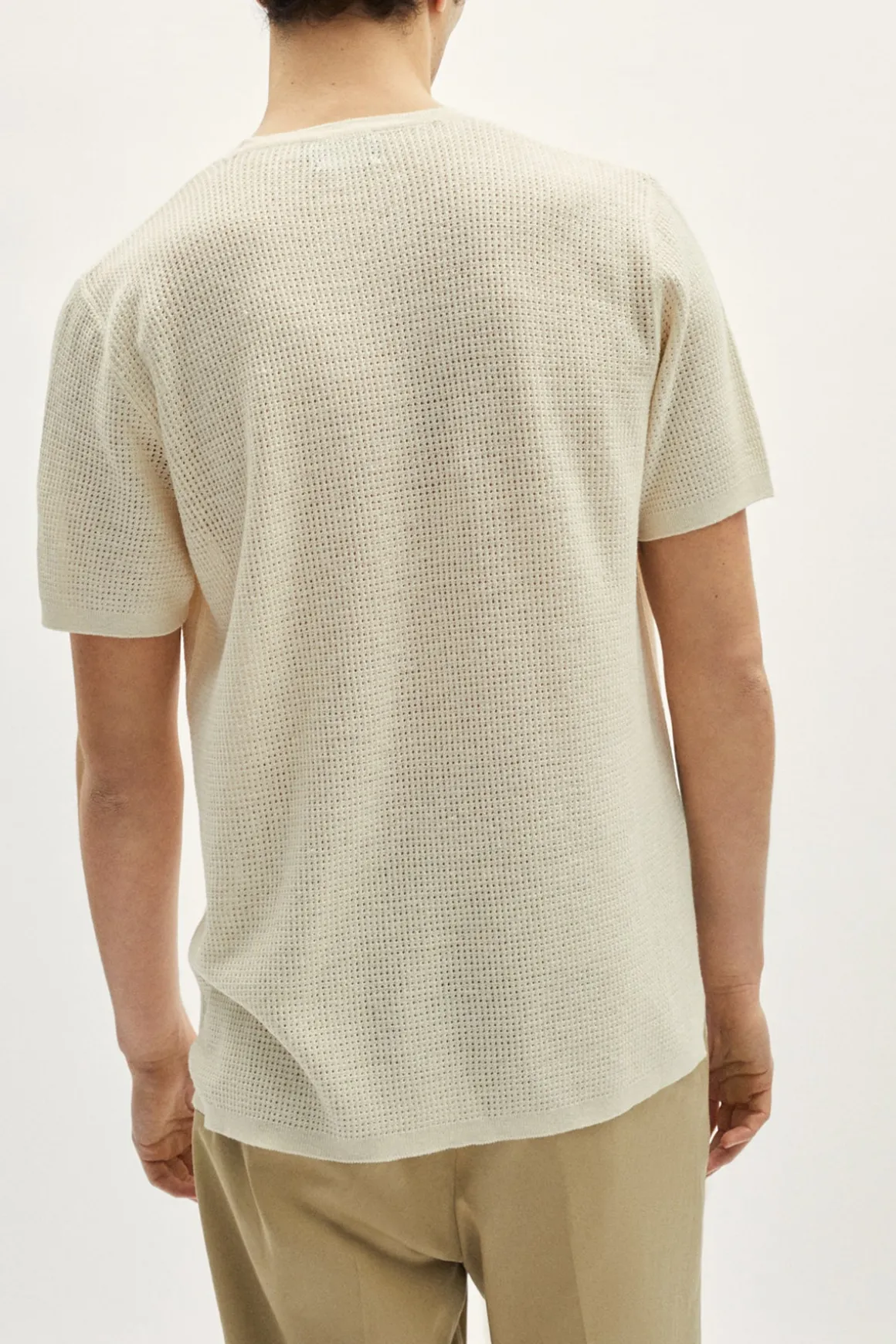 T-shirt en crochet de Lin et Coton - Version imparfaite