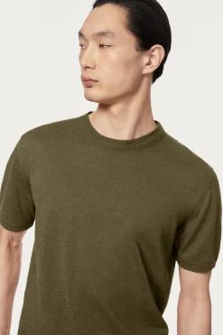 T-shirt en maille de Lin et Coton