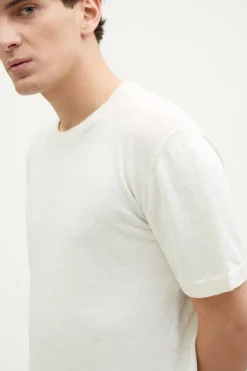 T-shirt en maille de Lin et Coton