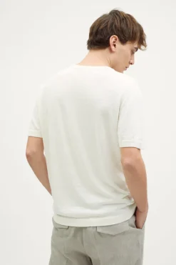T-shirt en maille de Lin et Coton