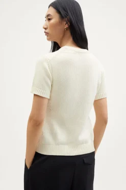 T-shirt tricoté en Coton biologique