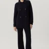 Veste à double boutonnage en Laine Mérinos