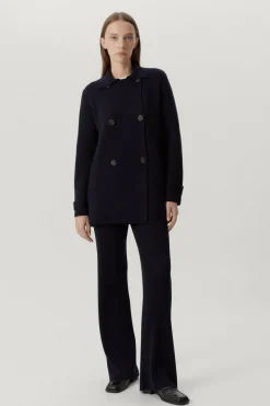 Veste à double boutonnage en Laine Mérinos