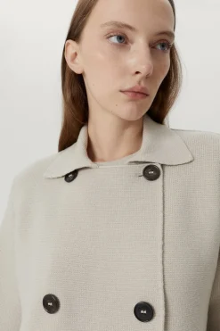 Veste à double boutonnage en Laine Mérinos