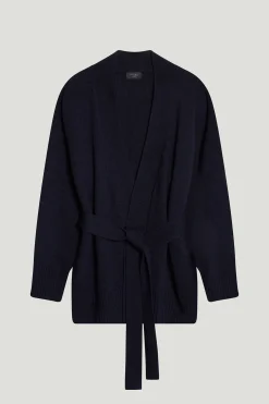 Veste ceinturée en ReCashmere