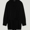 Veste ceinturée en ReCashmere
