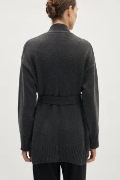 Veste ceinturée en ReCashmere