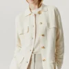 Veste saharienne en Lin et Coton