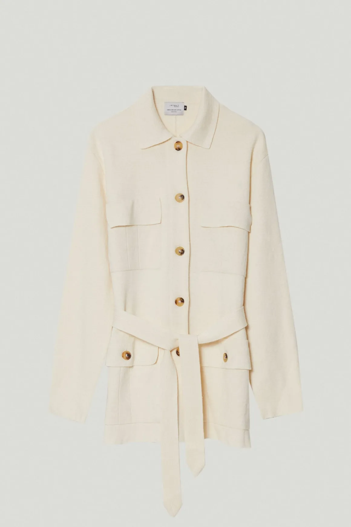 Veste saharienne en Lin et Coton