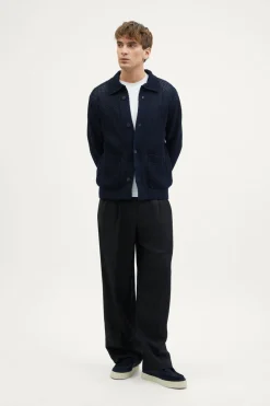 Veste tricotée en Coton biologique Filet