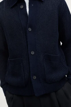 Veste tricotée en Coton biologique Filet